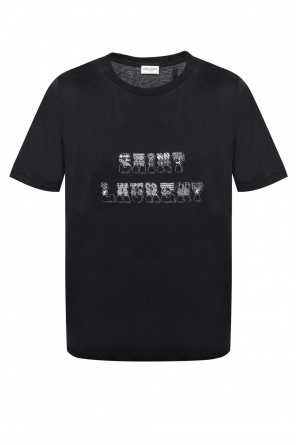 Logo-printed t-shirt, zdjęcie 1 Logo-printed t-shirt od Saint Laurent